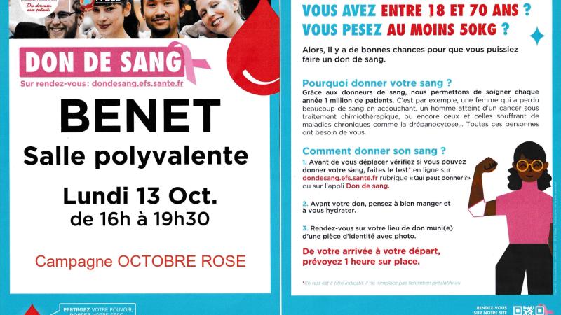 Collecte de sang